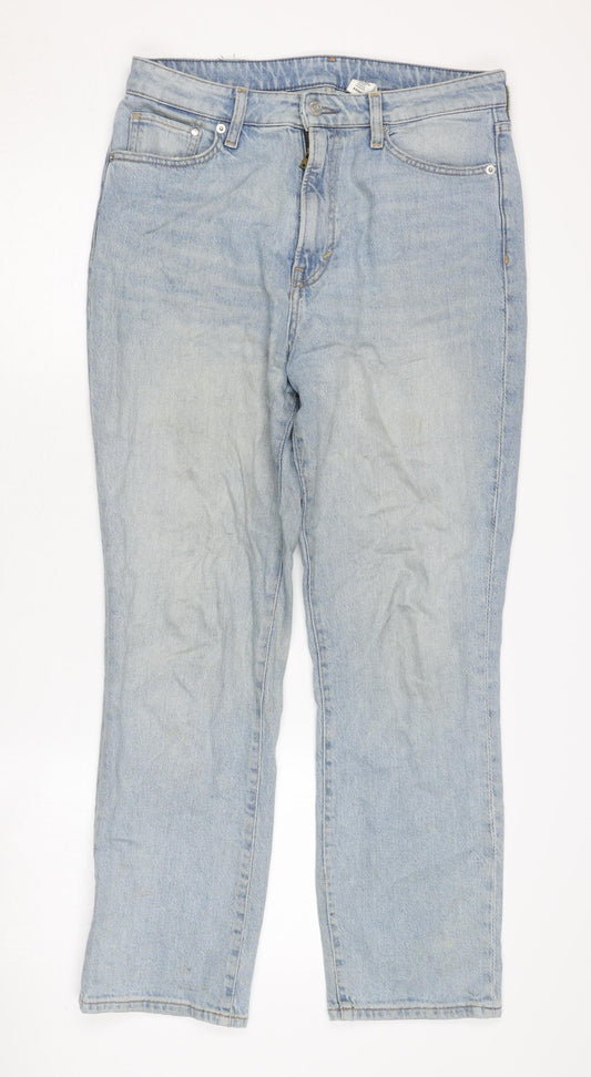 Womens UK Size 12 H&M  Straight Blue Jeans