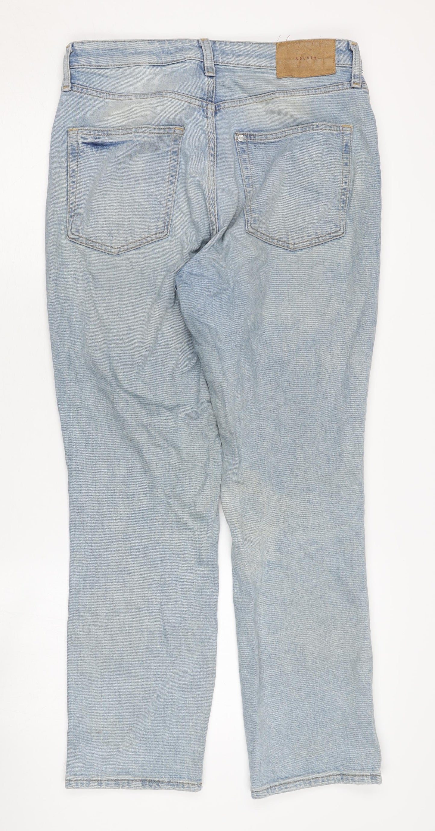 Womens UK Size 12 H&M  Straight Blue Jeans