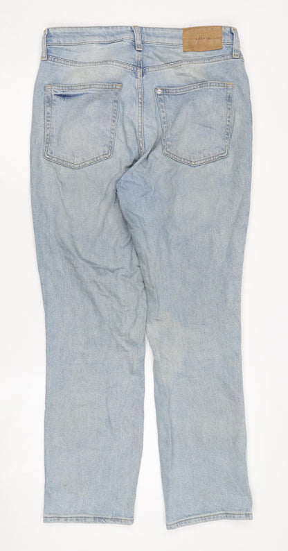 Womens UK Size 12 H&M  Straight Blue Jeans