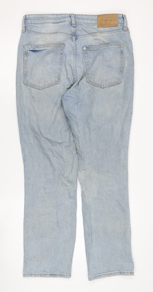 Womens UK Size 12 H&M  Straight Blue Jeans