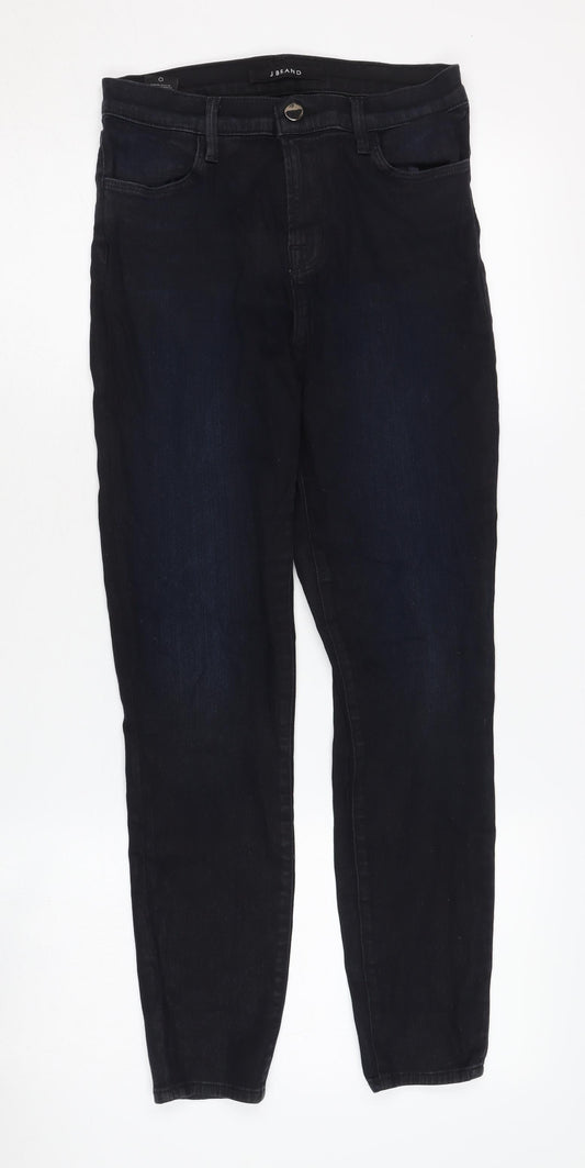 Womens UK Size 12 J Brand Slim Fit Skinny Black Jeans