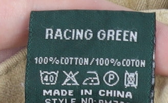 Racing Green Women's Beige Straight Jeans Size 32
