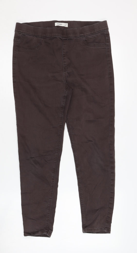 Womens UK Size 12 Marks and Spencer Slim Fit Jegging Black Jeans