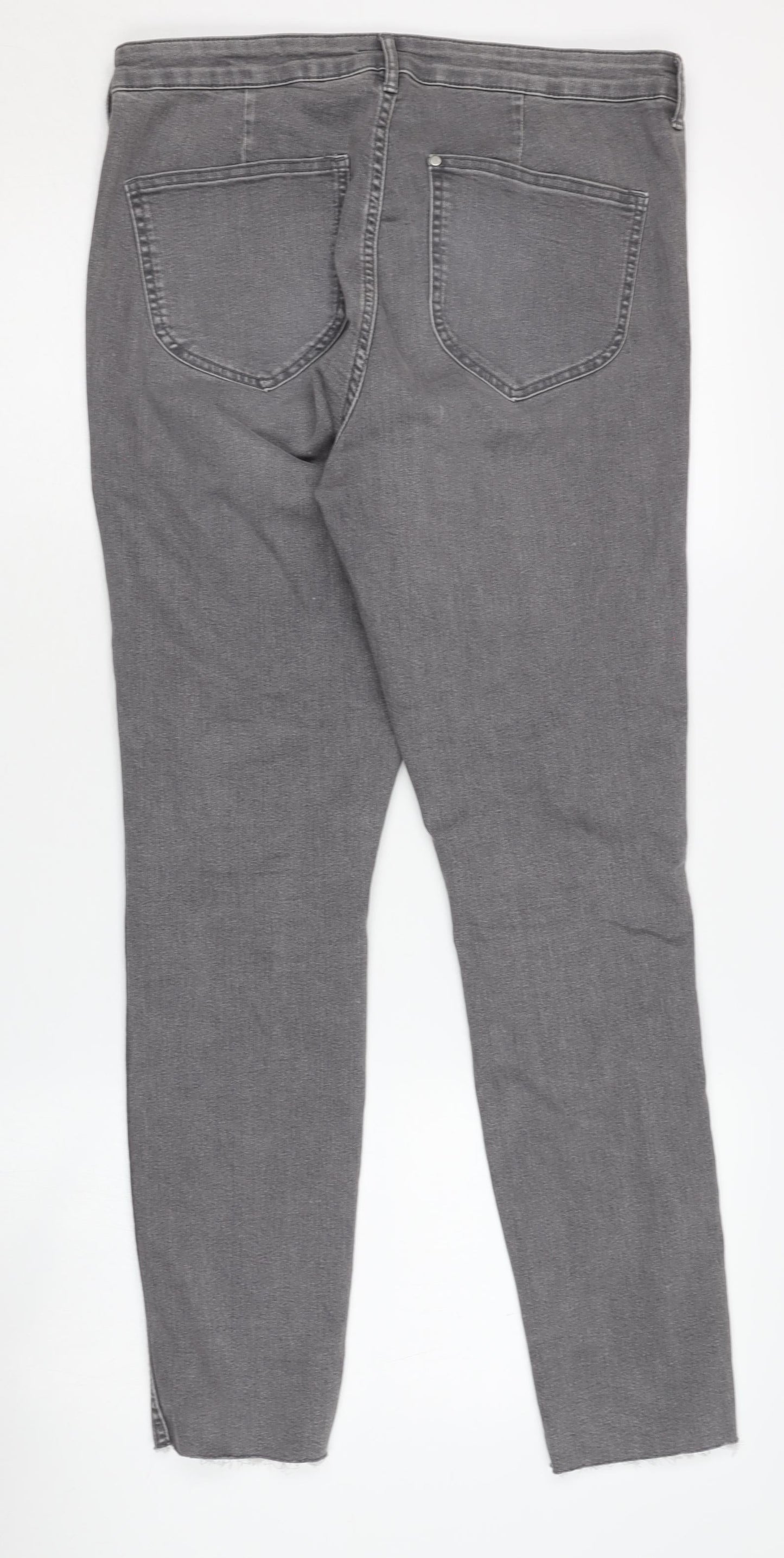 H & M Women’s Grey Skinny High Waist Jeans Size 32
