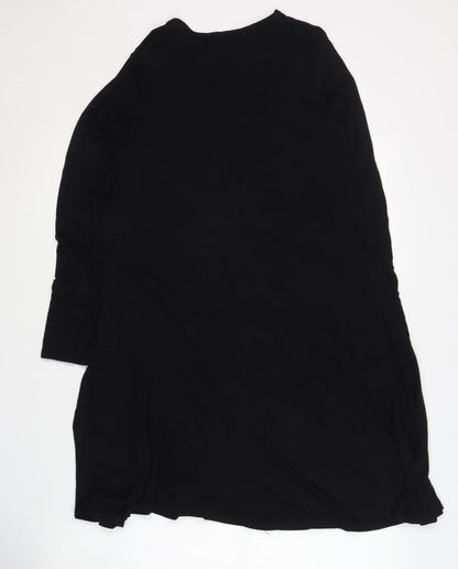 boohoo Women's Black Long Sleeve Dress Size 8