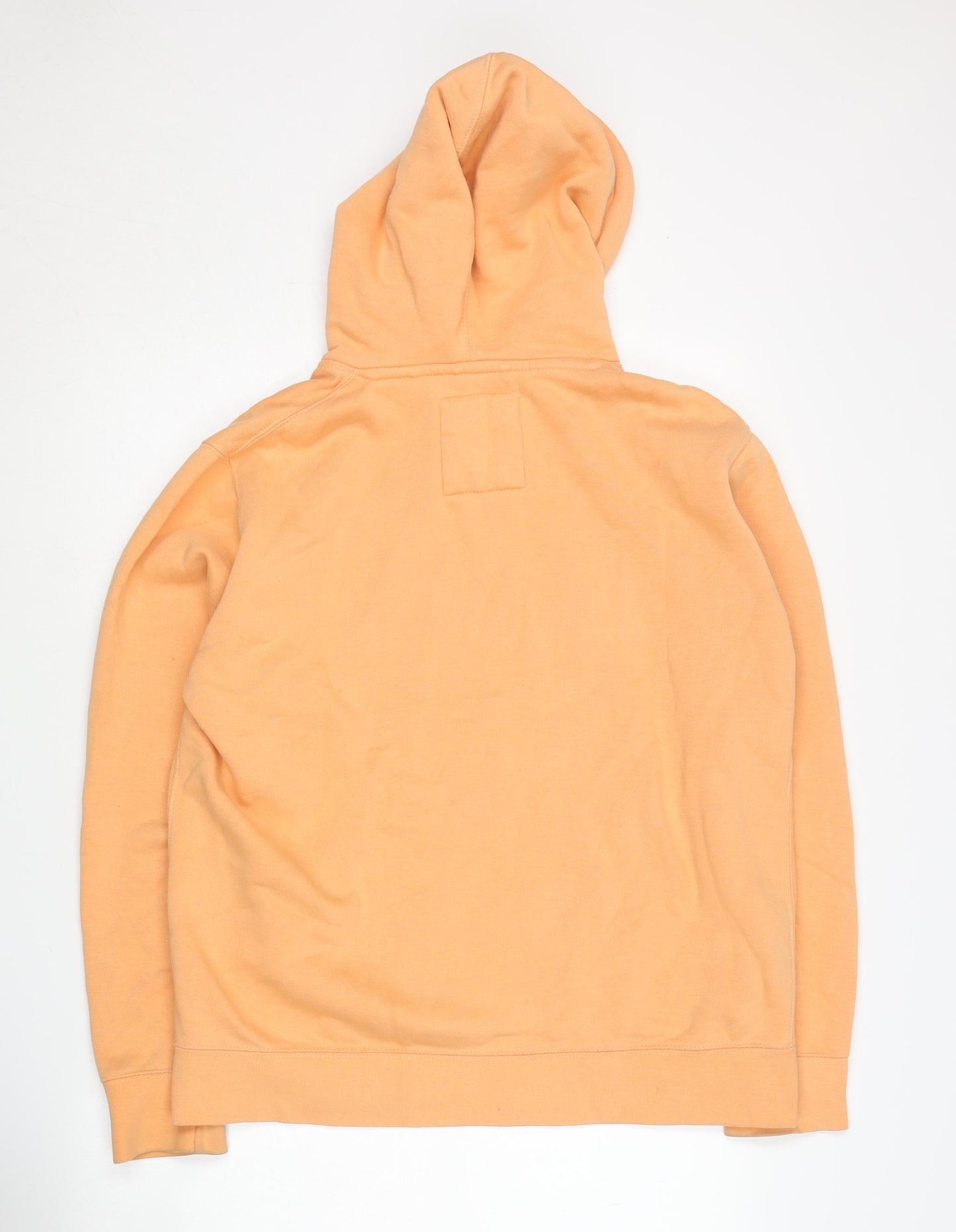 Unisex Adults UK Size M Pull & Bear Orange Pullover Hoodie