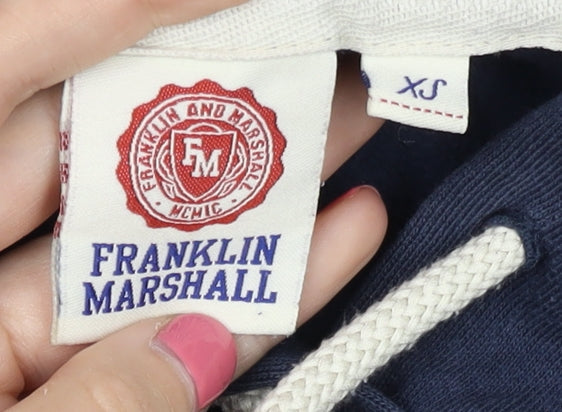 Franklin & Marshall Women's Blue XS Pullover Hoodie