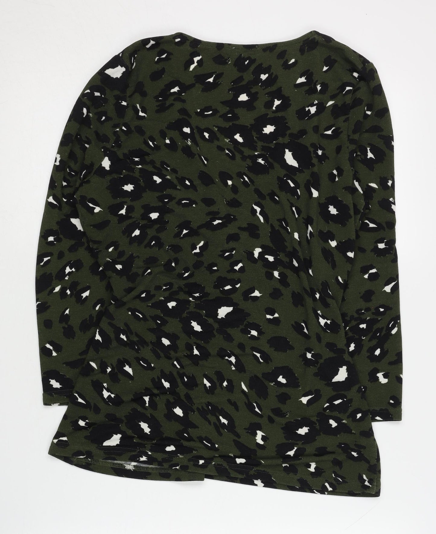Womens UK Size 14 Sonder Studio Green Wrap Blouse