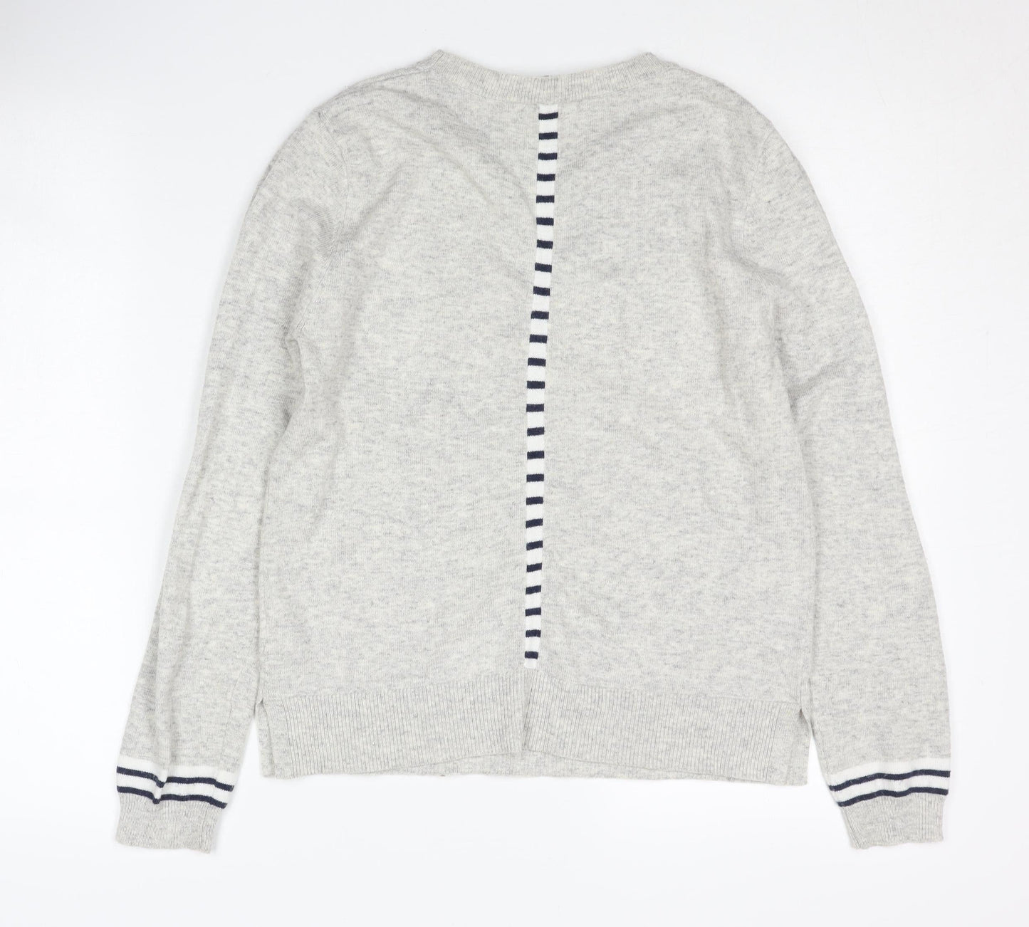 Womens UK Size M Oasis Grey Pullover Jumper