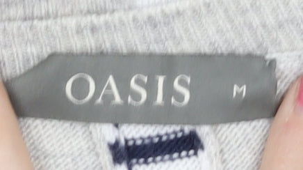 Womens UK Size M Oasis Grey Pullover Jumper