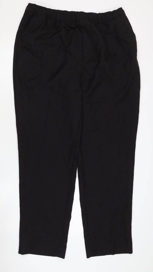 Mens UK Size 40 Chums  Casual Black Trousers