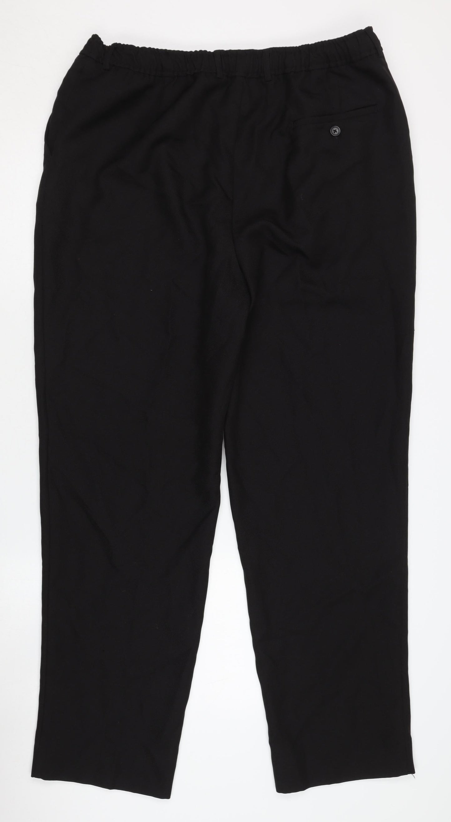 Mens UK Size 40 Chums  Casual Black Trousers