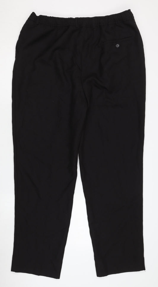 Mens UK Size 40 Chums  Casual Black Trousers