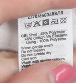 New Look Women's White Blazer Size 10