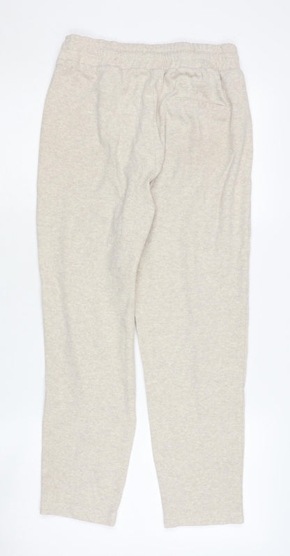 Womens UK Size S MNG Relaxed Fit Jogger Beige Trousers