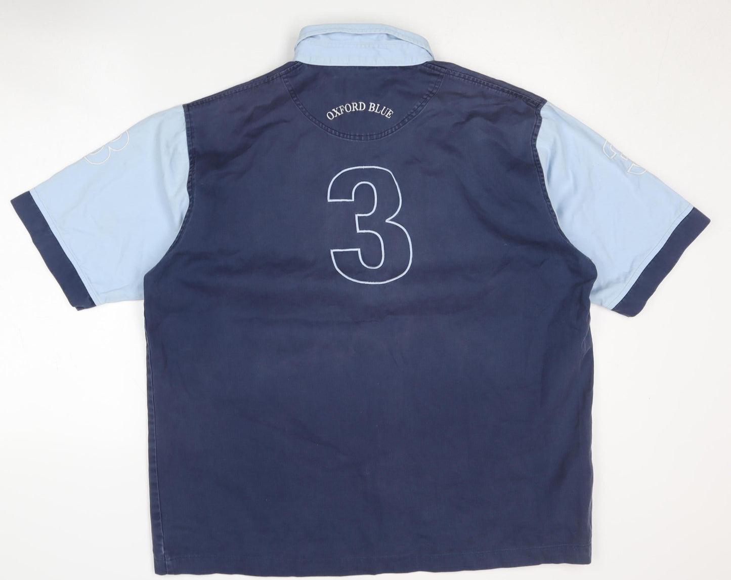 Oxford Blue Men's Large Polo Shirt Blue