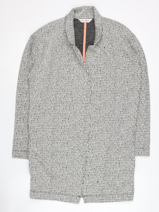 Miss Selfridge Women's Grey Blazer UK 8 Casual Regular Fit