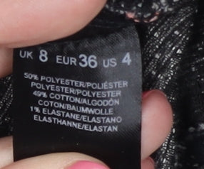 Miss Selfridge Women's Grey Blazer UK 8 Casual Regular Fit