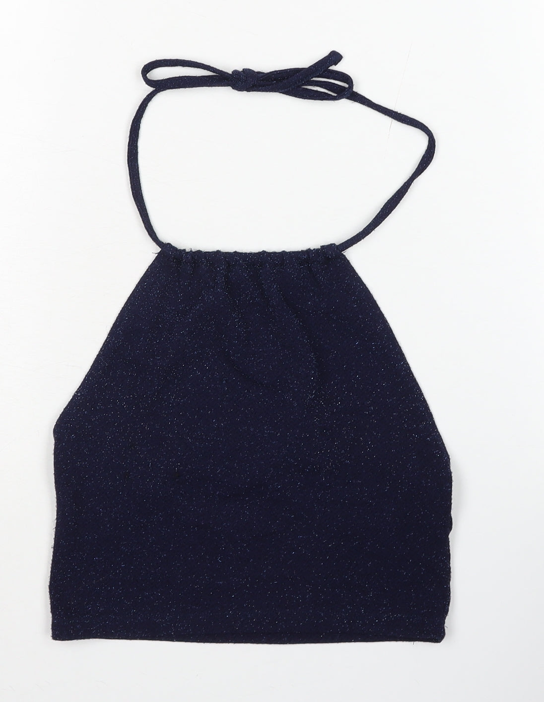 Teens UK Size 8 Pacific Republic Blue Halter Tank