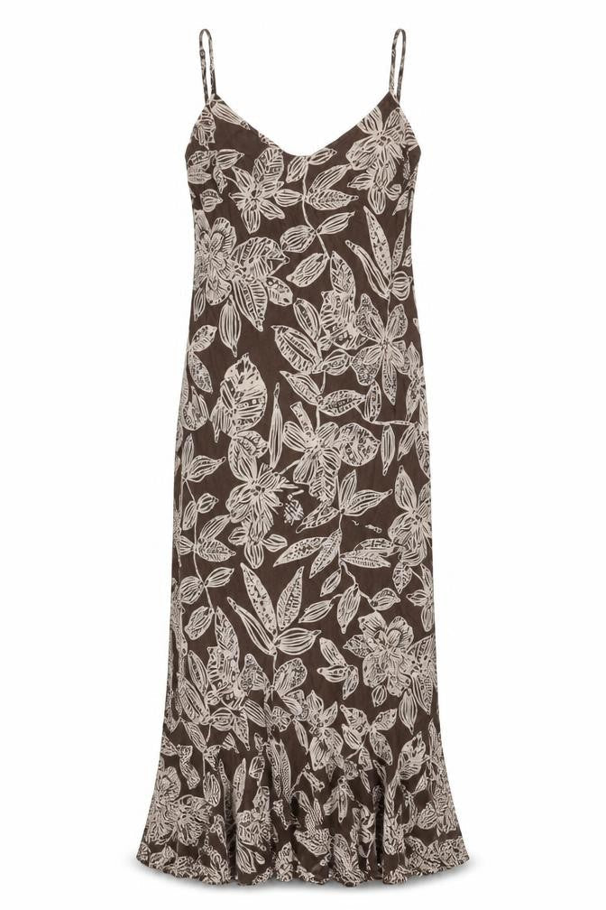 Marks and Spencer Women's Brown Slip Dress UK 12