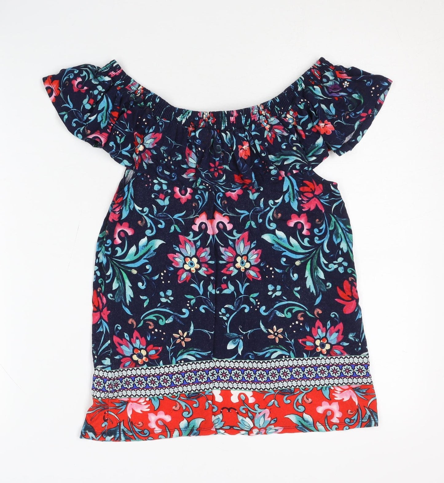 Womens UK Size S Monsoon Multicoloured Basic Blouse