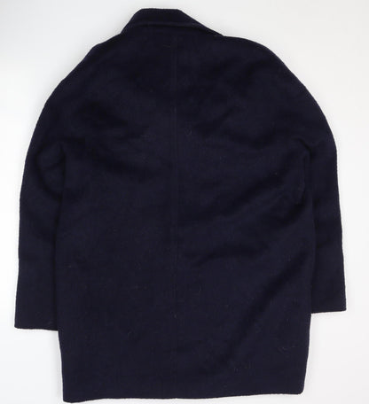 Womens UK Size M Cooperative Blue Pea Coat