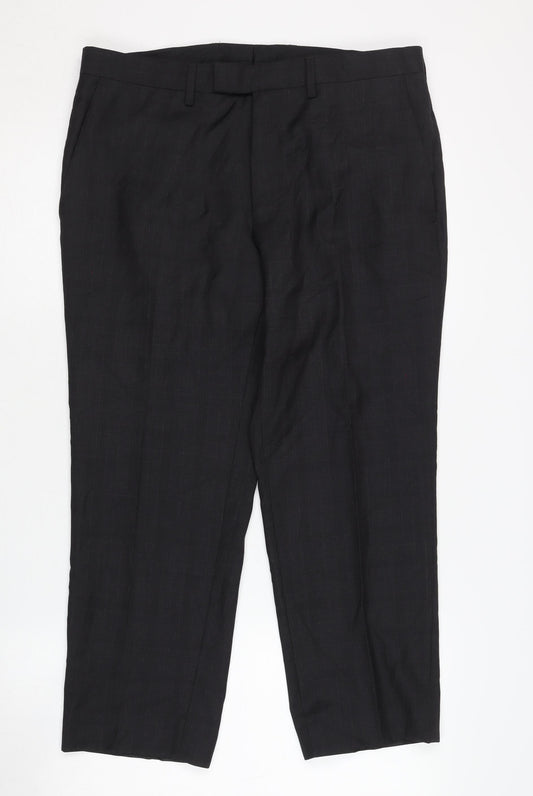 John Lewis Men's Black Dress Pants Size 34S