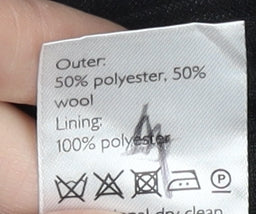 John Lewis Men's Black Dress Pants Size 34S