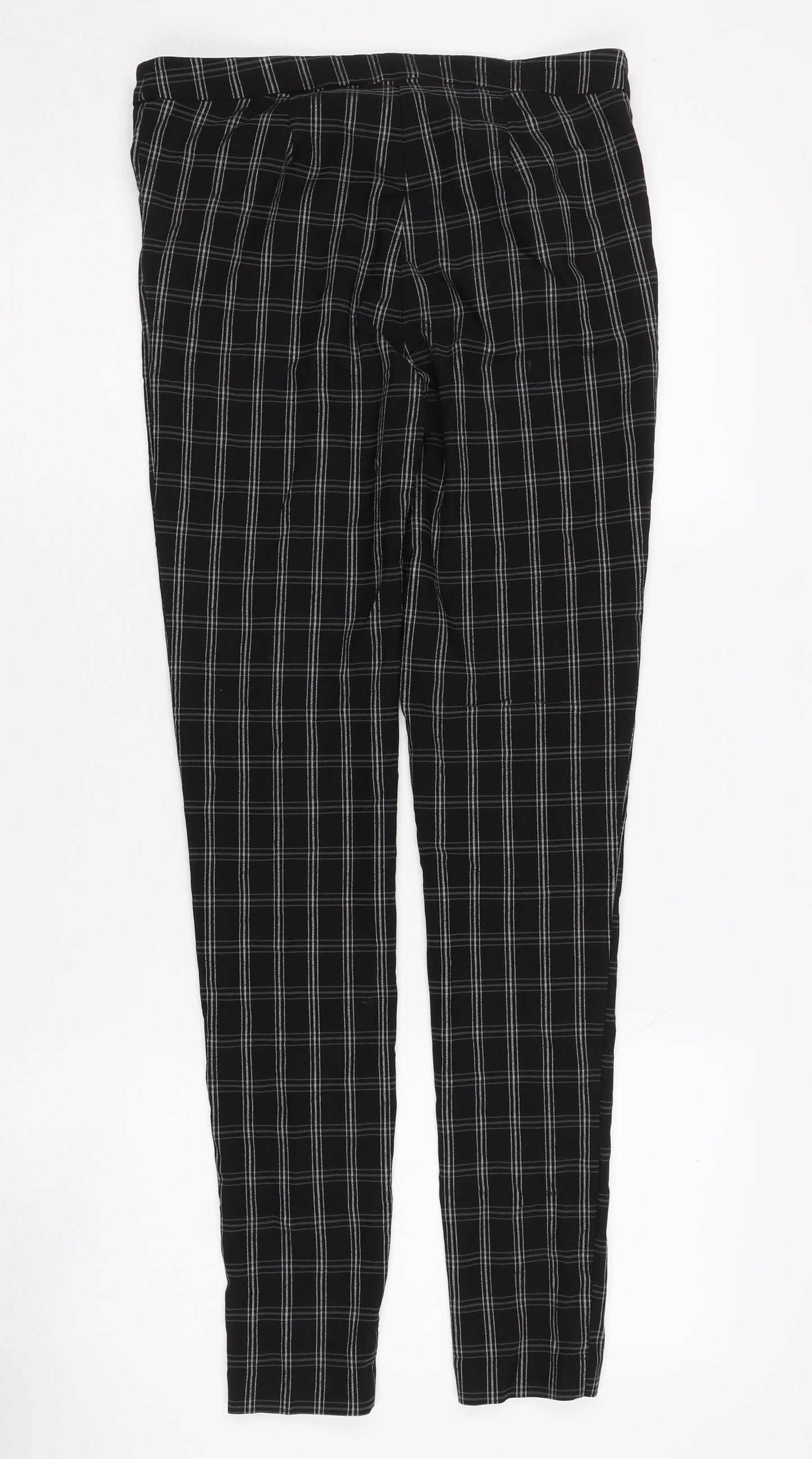 Womens UK Size 10 New Look Regular Fit  Black Trousers