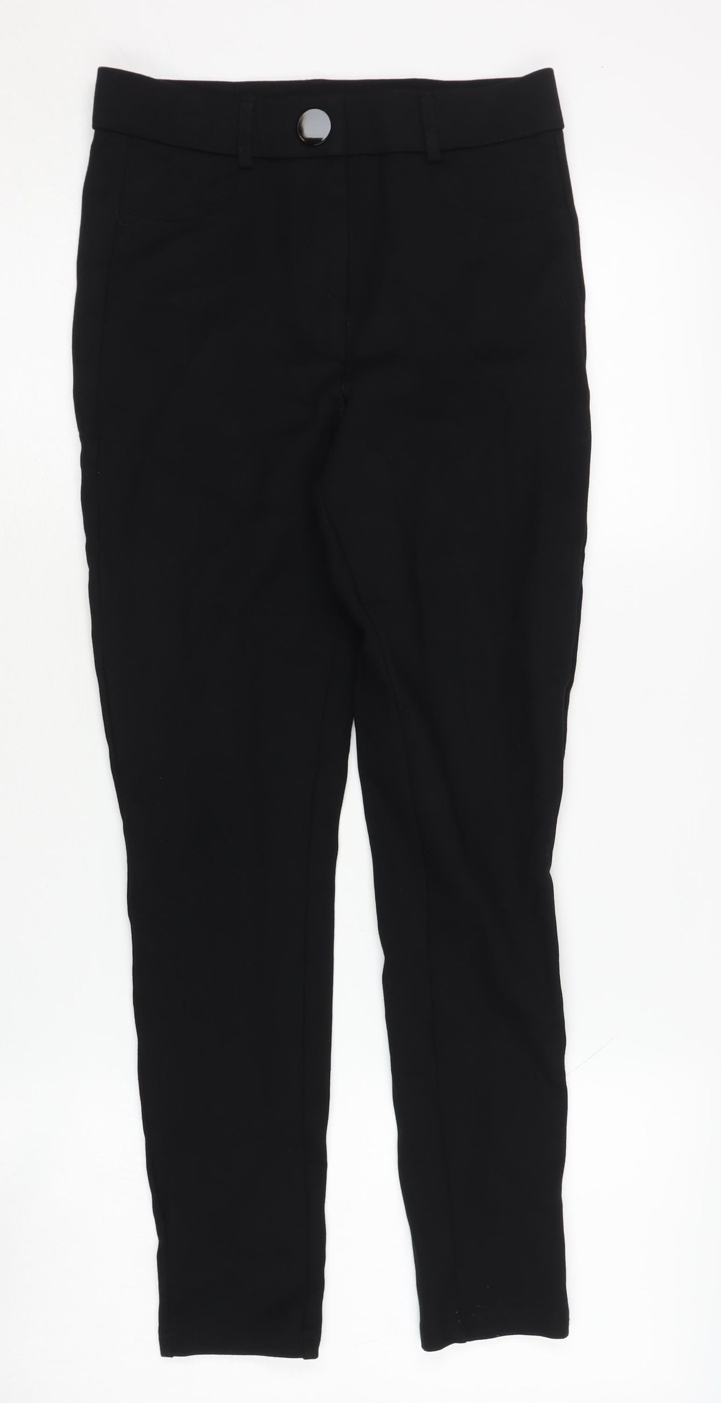 Womens UK Size M Zara   Black Trousers