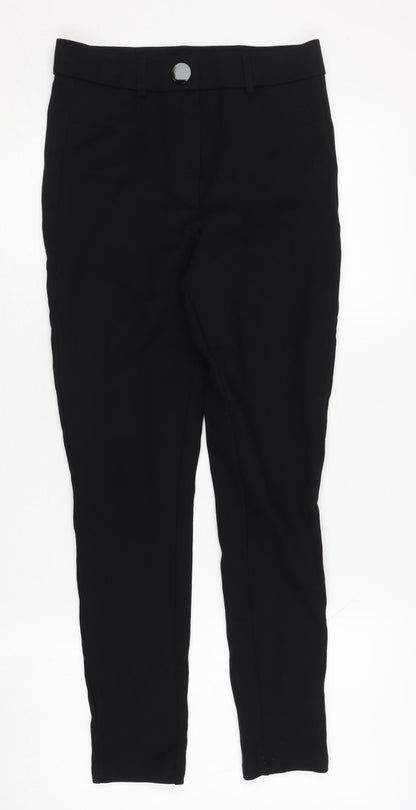 Womens UK Size M Zara   Black Trousers