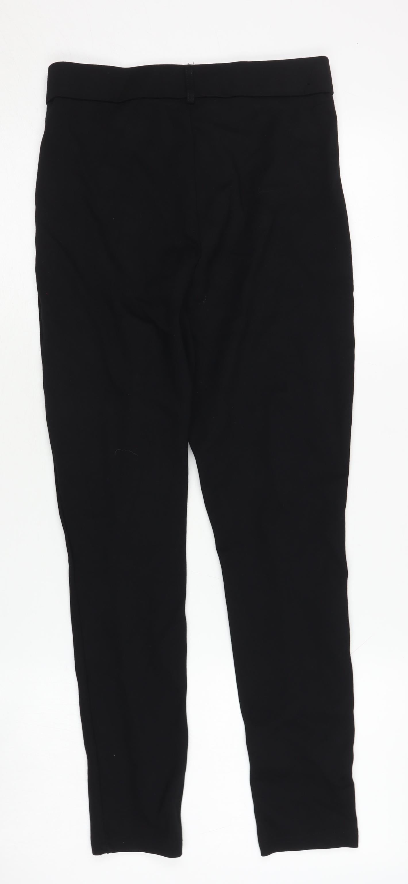 Womens UK Size M Zara   Black Trousers