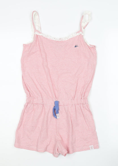 Mantaray Girls Pink Striped Playsuit 13-14 Years
