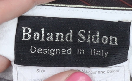 Boland Sidon Men's Beige Wool Trousers Size 38