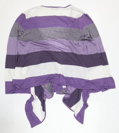 Womens UK Size 14 Marks and Spencer Purple Cardigan Jumper