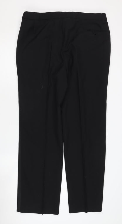 Vintage St Michael Men's Black Dress Trousers 38 Waist