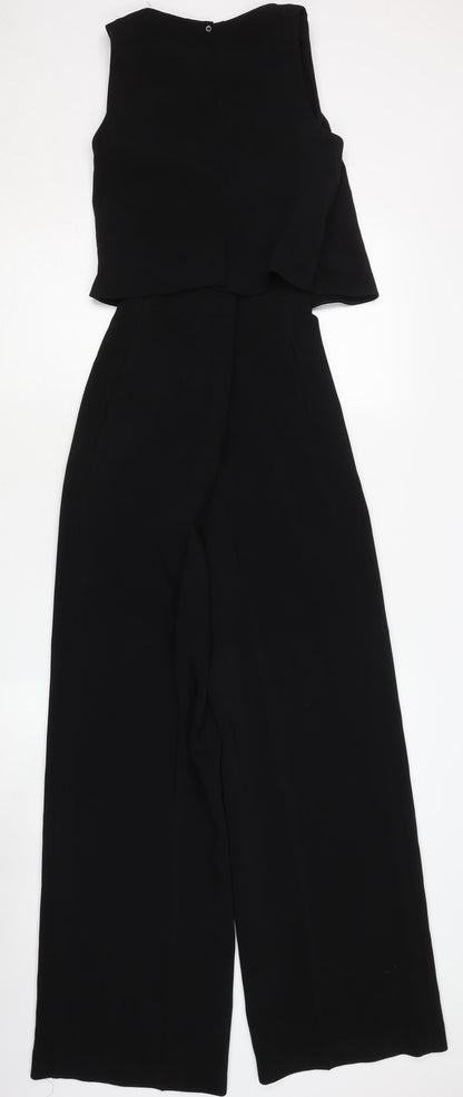 Zara Women's Black Sleeveless Jumpsuit XS