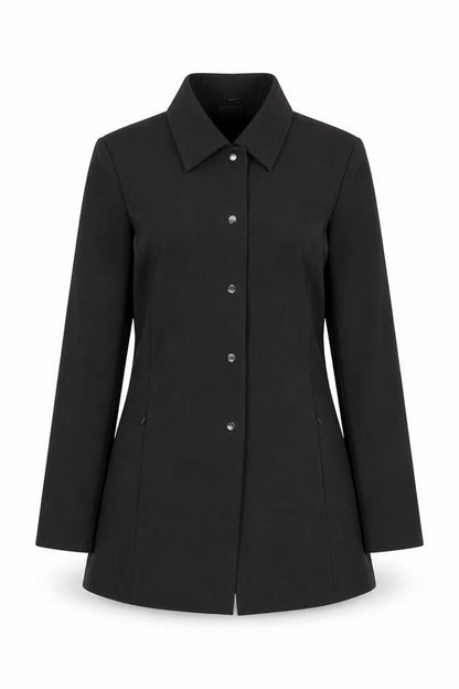 Karelia Women's Black Blazer Size 14 Long Sleeve
