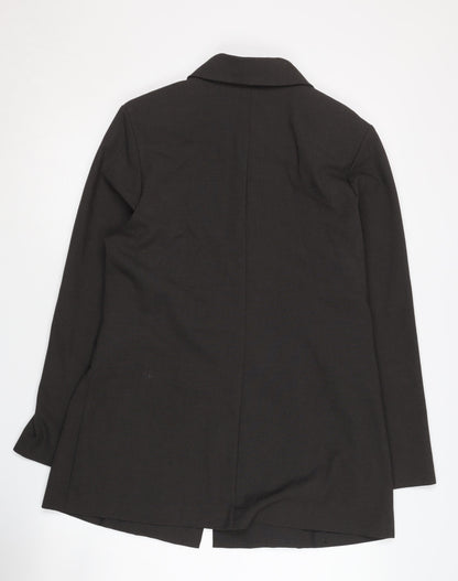 Karelia Women's Black Blazer Size 14 Long Sleeve