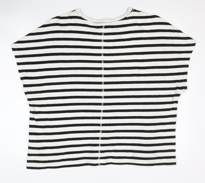 Womens UK Size 18 Marks and Spencer Black Basic T-Shirt