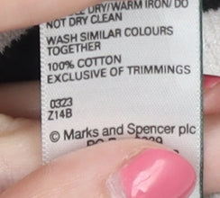 Womens UK Size 18 Marks and Spencer Black Basic T-Shirt
