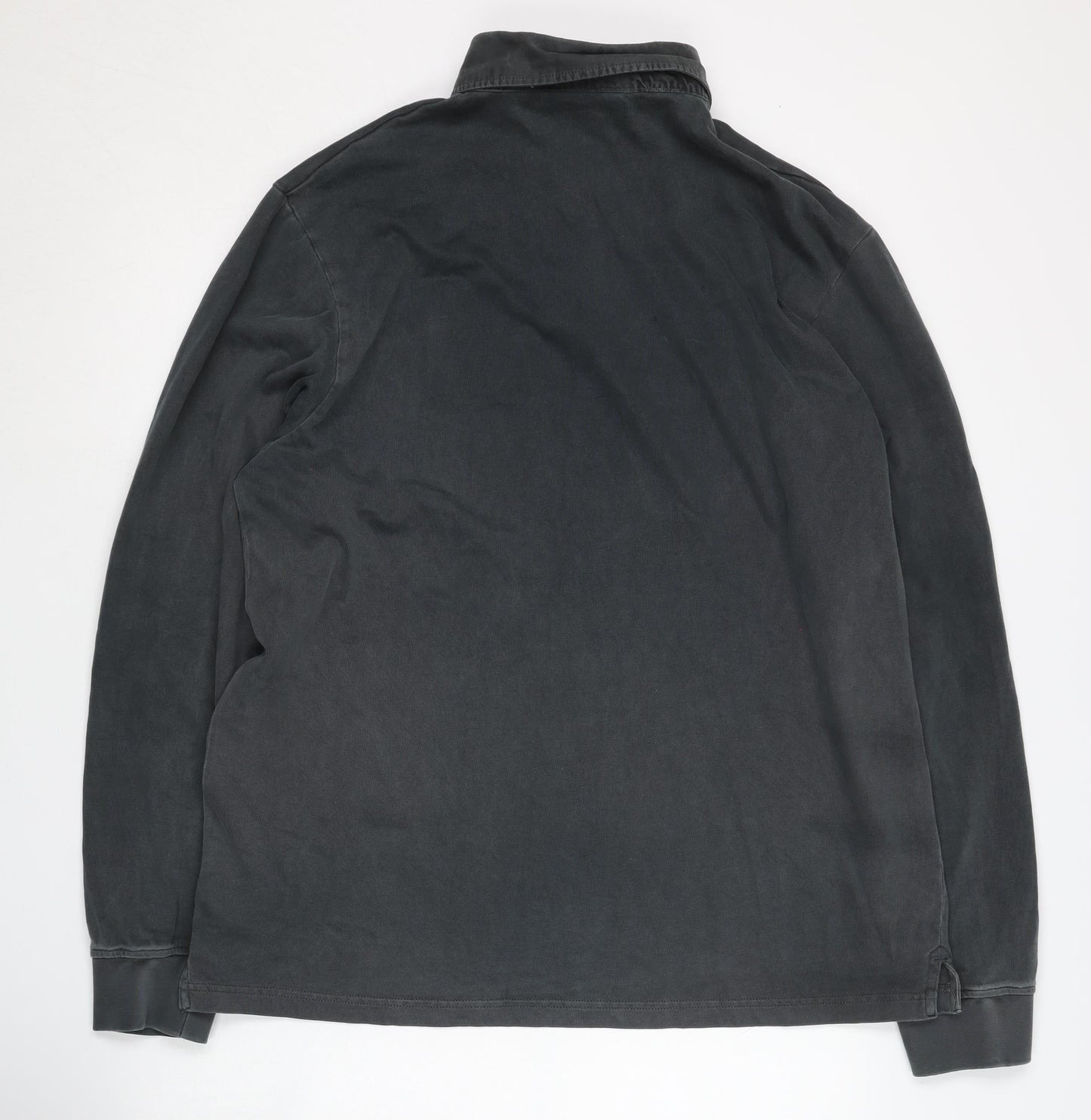 J.T. Ascott Men's Black XL Long Sleeve Polo Shirt