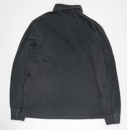 J.T. Ascott Men's Black XL Long Sleeve Polo Shirt