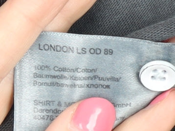 J.T. Ascott Men's Black XL Long Sleeve Polo Shirt