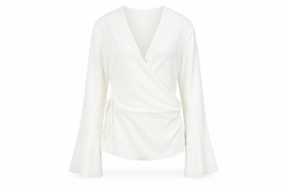 Womens UK Size XS Jigsaw White Wrap