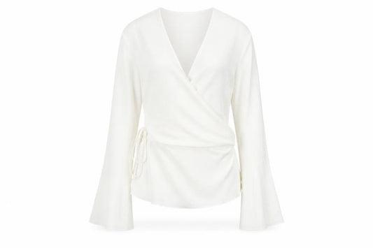 Womens UK Size XS Jigsaw White Wrap