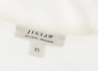 Womens UK Size XS Jigsaw White Wrap