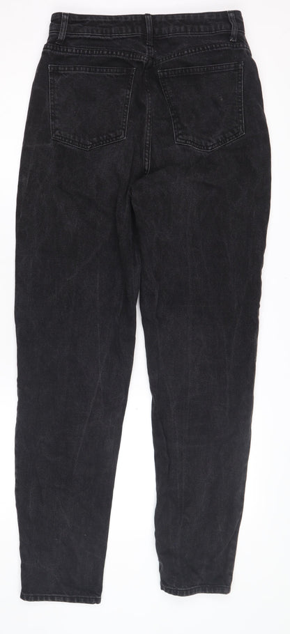 Womens UK Size 10 ASOS DESIGN Regular Fit Straight Black Jeans