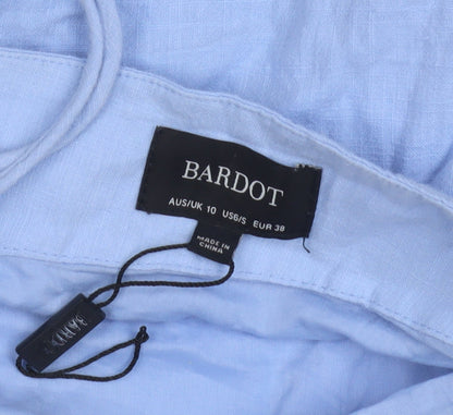 Bardot Women's Blue Halter Dress, Size 10