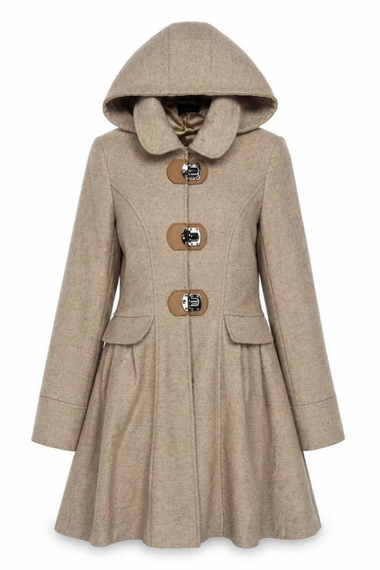 Womens UK Size 2 Topshop Beige Trench Coat